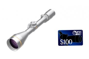 Image of Leupold VX-3 3.5-10x50mm Rifle Scope, Silver, Duplex Reticle 66285, FREE 100 OpticsPlanet E-Gift Certificate