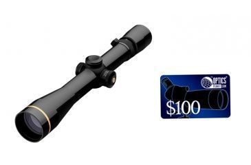 Image of Leupold VX-3 4.5-14x40 Long Range Rifle Scope, Gloss Black, Duplex Reticle, FREE 100 OpticsPlanet E-Gift Certificate