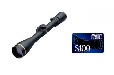 Image of Leupold VX-3 4.5-14x40mm Rifle Scope, Matte Black, Duplex Reticle, 1in Tube 66215, FREE 100 OpticsPlanet E-Gift Certificate