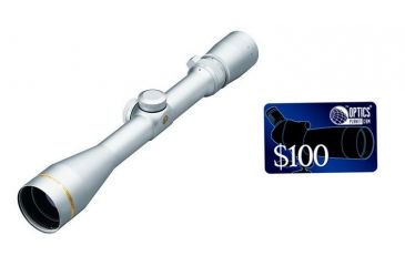 Image of Leupold VX-3 4.5-14x50 Rifle Scope, Silver, Duplex Reticle, 1in Tube 66315, FREE 100 OpticsPlanet E-Gift Certificate