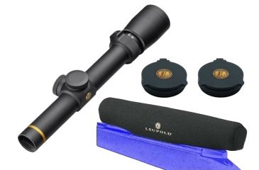 Image of Leupold VX-3i 1.5-5x20mm Matte Heavy Duplex 170676 w/ Objective and Eyepiece Cover &amp; 2.5in Sunshade