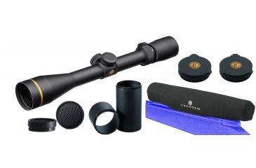 Image of Leupold VX-3i 3.5-10x40mm Matte Duplex w/Objective and Eyepiece Cover and Anti-Reflective Device, 2.5in Sunshade and Scope Cover, 170680-KIT2