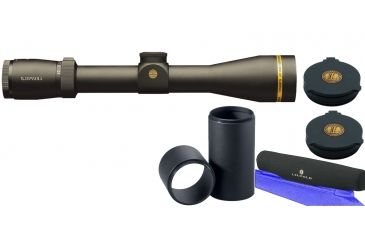 Image of Leupold VX-5HD 3-15x44mm Rifle Scope, 30 mm Tube, Second Focal Plane, Black, Matte, Non-Illuminated Boone &amp; Crockett Reticle, MOA Adjustment, w/ Lens Covers, Sunshade &amp; Scope Cover, 171717-KIT1