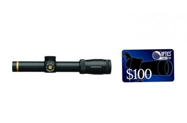 Image of Leupold VX-6 1-6x24mm Rifle Scope,CDS,Matte Black, Illum,CMR2 Reticle 120447, FREE 100 OpticsPlanet E-Gift Certificate