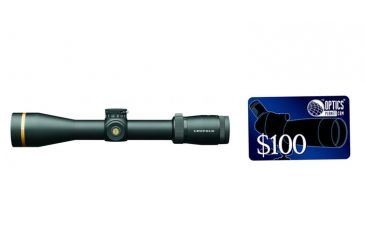 Image of Leupold VX-6 2-12x42mm 30mm Rifle Scope,CDS-ZL,Matte,FireDot Wind-Plex Reticle 120595, FREE 100 OpticsPlanet E-Gift Certificate