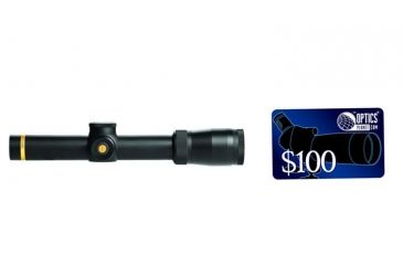 Image of Leupold VX-6 1-6x24mm Rifle Scope, Matte Black, Illum Firedot #4 Reticle 112320, FREE 100 OpticsPlanet E-Gift Certificate