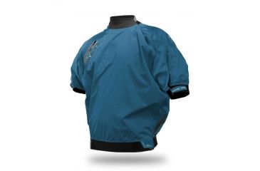 Image of Level 6 Fundy Short Sleeve Splash Top-Vallarta Blue-X-Small