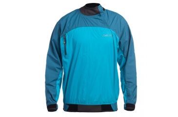 Image of Level Six Mens Baffin 2.5 Layer Long Sleeve Semi Dry Top, Grotto Blue, Extra Small, GMT-BAFF-GR-XS
