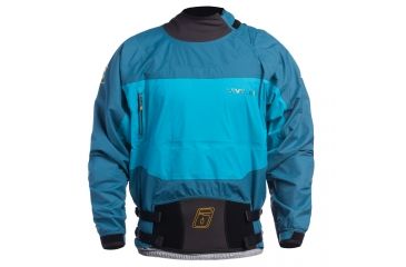 Image of Level Six Mens Borealis 2.5 Layer Long Sleeve Semi Dry Top, Grotto Blue, Small, GMT-BORE-GR-S