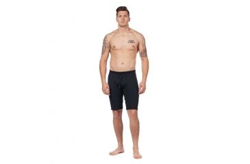 Image of Level Six Mens Lunch Box Neoprene Short 0.5mm, Black, Extra Small, GMB-LU05-B-XS