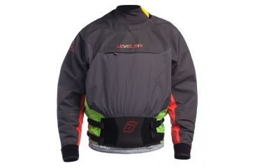 Image of Level Six Mens Nebula Long Sleeve Dry Top, Charcoal, Small, GMT-NEBU-CH-S