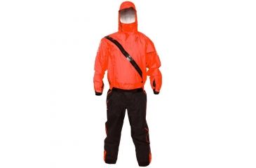 Image of Level Six Mens Orion 2.5 Layer Immerison Suit, Blaze Red/Midnight Black, Extra Small, GMT-ORIO-BZ-XS