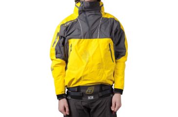 Image of Level Six Mens Superior 2.0 Touring Top, Bright Yellow/Charcoal, Extra Small, GMT-SUP2-BY-XS