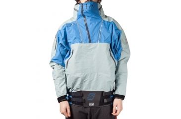 Image of Level Six Mens Superior 2.0 Touring Top, Tin/Vallarta Blue, 2XL, GMT-SUP2-TN-XXL