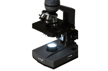 Image of Levenhuk 320 BASE Biological Monocular Microscope, Optical Glass, 40-1000x, 23.2mm, Grey/Black, Middle, 73811