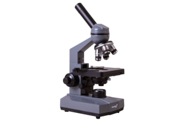 Image of Levenhuk 320 BASE Biological Monocular Microscope, Optical Glass, 40-1000x, 23.2mm, Grey/Black, Middle, 73811