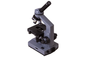Image of Levenhuk 320 BASE Biological Monocular Microscope, Optical Glass, 40-1000x, 23.2mm, Grey/Black, Middle, 73811