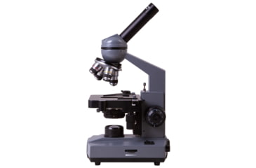 Image of Levenhuk 320 BASE Biological Monocular Microscope, Optical Glass, 40-1000x, 23.2mm, Grey/Black, Middle, 73811