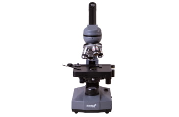 Image of Levenhuk 320 BASE Biological Monocular Microscope, Optical Glass, 40-1000x, 23.2mm, Grey/Black, Middle, 73811