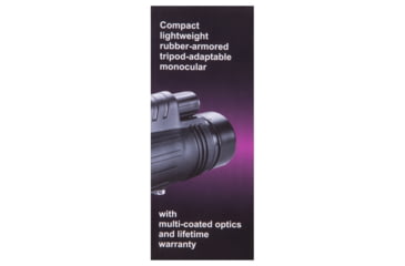 Image of Levenhuk Atom 10x42 Monocular, Black, Small, 74095