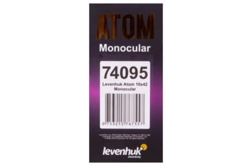 Image of Levenhuk Atom 10x42 Monocular, Black, Small, 74095