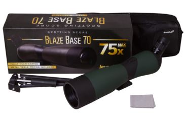 Image of Levenhuk Blaze BASE 25-75x70 Angled Spotting Scope,Black 72098