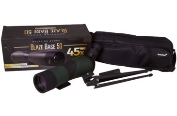 Image of Levenhuk Blaze BASE 50 15-45x50 Angled Spotting Scope,Black 72096