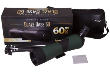 Image of Levenhuk Blaze BASE 60 20-60x60 Angled Spotting Scope,Black 72097