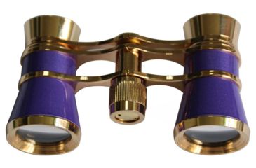 Image of Levenhuk Broadway 325C 3x25mm Opera Glasses w/ Chain, Amethyst, 70870