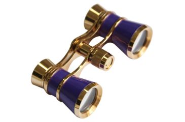 Image of Levenhuk Broadway 325C 3x25mm Opera Glasses w/ Chain, Amethyst, 70870
