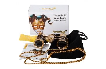 Image of Levenhuk Broadway 325F Opera Glasses, Black