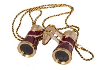 Image of Levenhuk Broadway 325F Opera Glasses, Red