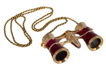 Image of Levenhuk Broadway 325F Opera Glasses, Red