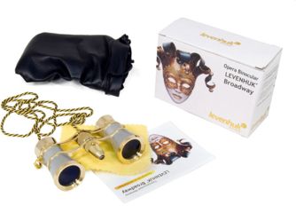 Image of Levenhuk Broadway 325F Opera Glasses, Silver, Medium 28819