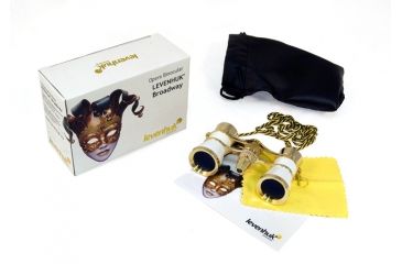 Image of Levenhuk Broadway 325F Opera Glasses, White, Medium 28817