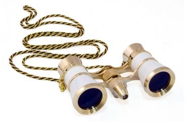 Image of Levenhuk Broadway 325F Opera Glasses, White, Medium 28817