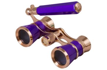 Image of Levenhuk Broadway 325L Lorgnette Opera Glasses, Amethyst, Small, NSN N, 70873