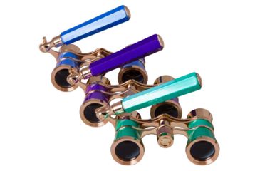 Image of Levenhuk Broadway 325L Lorgnette Opera Glasses, Amethyst, Small, NSN N, 70873