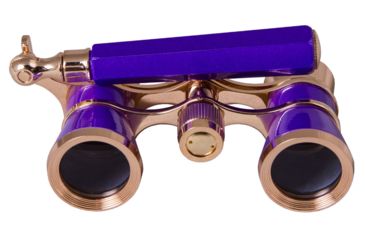 Image of Levenhuk Broadway 325L Lorgnette Opera Glasses, Amethyst, Small, NSN N, 70873