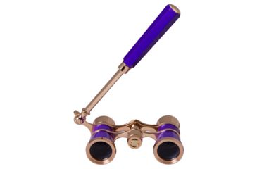 Image of Levenhuk Broadway 325L Lorgnette Opera Glasses, Amethyst, Small, NSN N, 70873