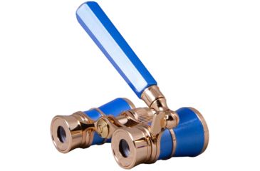 Image of Levenhuk Broadway 325L Lorgnette Opera Glasses, Blue Wave, Small, NSN N, 70874