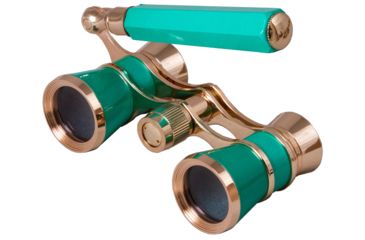 Image of Levenhuk Broadway 325L Lorgnette Opera Glasses, Lime, Small, NSN N, 70875