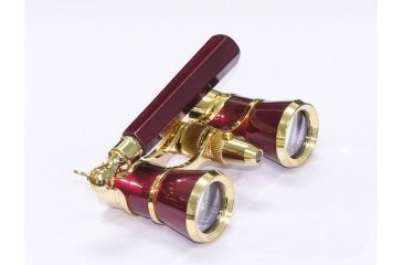 Image of Levenhuk Broadway 325N Opera Glasses, Red, Medium 28820