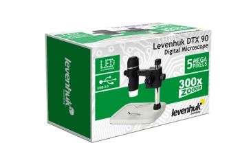 Image of Levenhuk DTX 90 USB Digital Microscope,Black,10x-300x,5MP Digital Camera 61022