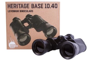 Image of Levenhuk Heritage BASE 10x40 Binoculars, Black 71391