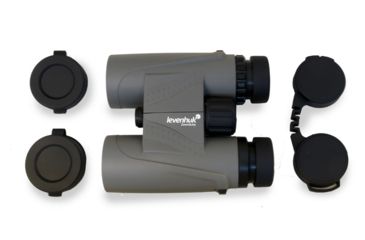 Image of Levenhuk Karma PLUS 10x32mm Roof Prism Binocular, Gray, 5.3 x 5 x 1.9, NSN N, 67709