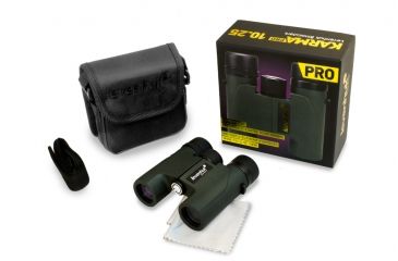 Image of Levenhuk Karma PRO 10x25 Binoculars, Green 67696