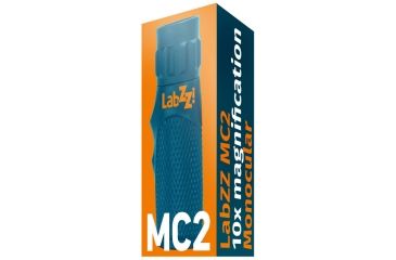 Image of Levenhuk LabZZ MC2 Monocular, Blue/Orange, Small 70813