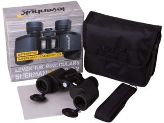 Image of Levenhuk Sherman BASE 8x32 Binoculars, Black, Medium 71141