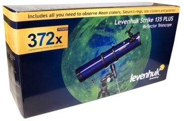 Image of Levenhuk Strike PLUS Reflecting Telescope, Blue, Large 37361